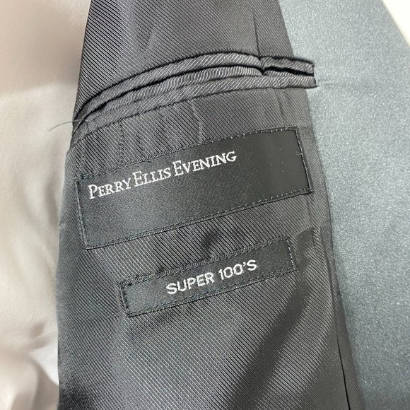 Perry Ellis Child Dark Grey Tuxedo Jacket (see other listing for pants) - Picture 6 of 9